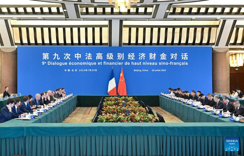 9th China-France High Level Economic and Financial Dialogue