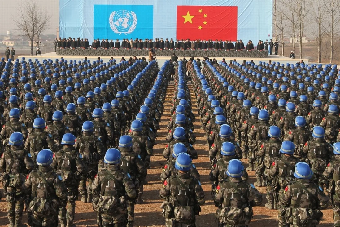 Chinese peacekeepers. Photo: Xinhua